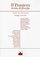 Il pensiero. Rivista di filosofia. Vol. 62/2: Omaggio a Carlo Sini