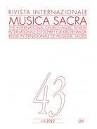 Rivista internazionale di musica sacra. Vol. 1-2