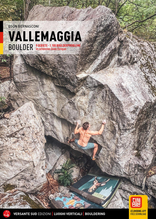 Vallemaggia. Boulder 9 Gebiete. 1.100 Boulderprobleme im schönsten Gneis Europas
