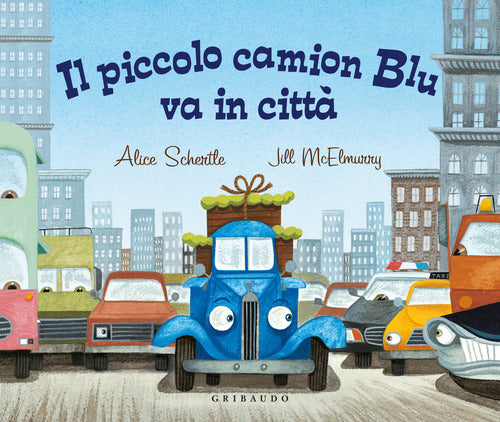 Il piccolo camion Blu va in citt