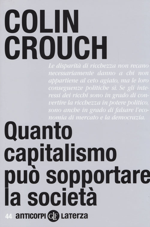 Quanto capitalismo pu sopportare la societ