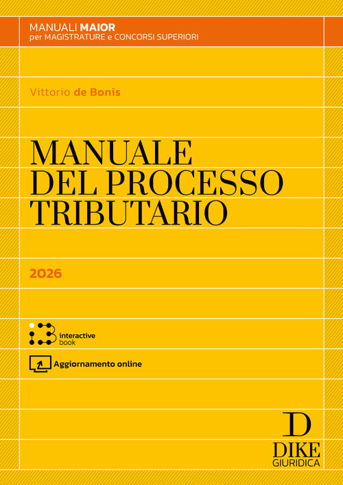 Manuale Maior del processo tributario