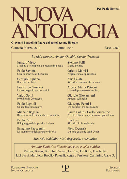 Nuova antologia. Vol. 1: Gennaio-Marzo