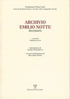 Archivio. Emilio Notte