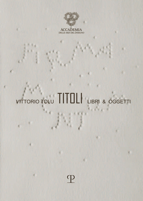Titoli libri & oggetti