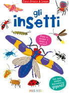 Gli insetti! Cerca attacca e impara. Con adesivi
