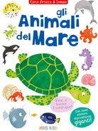 Gli animali del mare. Cerca attacca e impara. Con adesivi