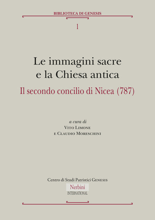 Immagini sacre e la Chiesa antica. Il secondo concilio di Nicea (787)
