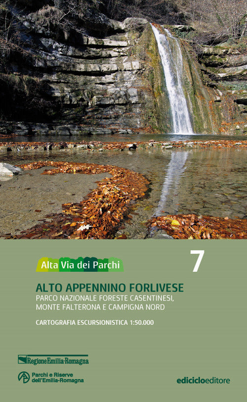 Alta via dei parchi 1:50.000. Vol. 7: Alto Appennino forlivese. Parco nazionale Foreste Casentinesi, monte Falterona e Campigna nord