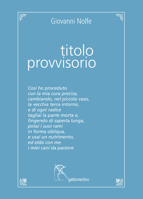 Titolo provvisorio