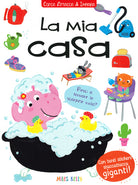 La mia casa. Cerca attacca e impara. Con adesivi