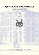 Quaderni Borromaici. Saggi studi proposte. Rivista dell'Associazione Alunni dell'Almo Collegio Borromeo di Pavia. Vol. 7