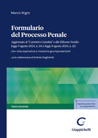Formulario del processo penale. Aggiornato al Correttivo Cartabia e alle Riforme Nordio legge 9 agosto 2024, n. 114 e legge 8 agosto 2024, n. 112