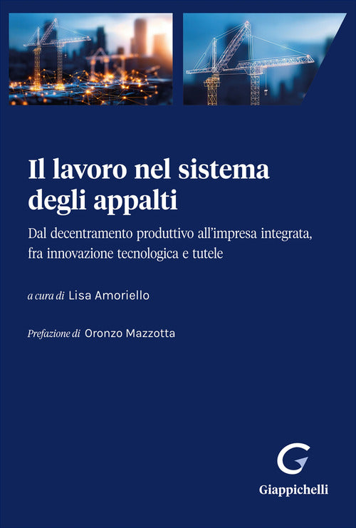 Il lavoro nel sistema degli appalti. Dal decentramento produttivo all'impresa integrata, fra innovazione tecnologica e tutele