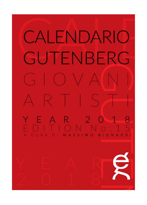 Calendario Gutenberg 2018. Giovani Artisti