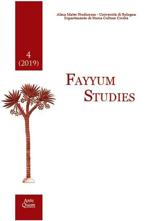 Fayyum studies. Vol. 4