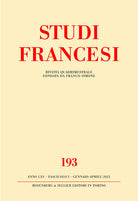 Studi francesi. Vol. 193