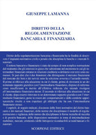 Diritto della regolamentazione bancaria e finanziaria
