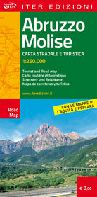 Abruzzo e Molise. Carte stradale e turistica 1:250.000