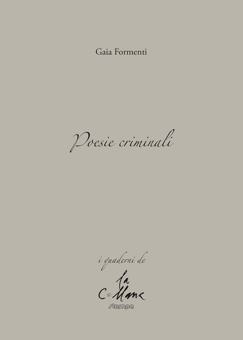 Poesie criminali