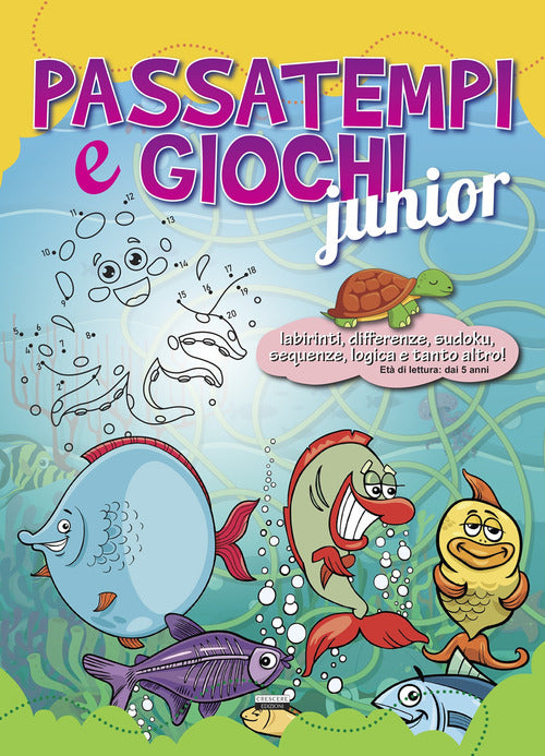 Passatempi e giochi junior. Azzurro