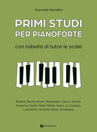Primi studi per pianoforte. Con tabella di tutte le scale