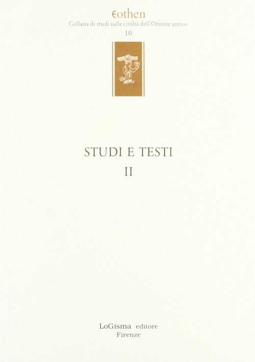 Cover of Studi e testi