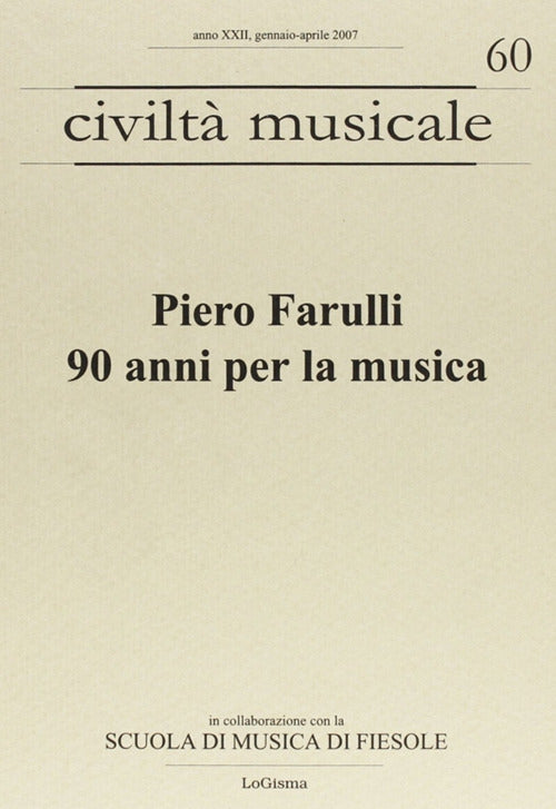 Cover of Piero Farulli. 90 anni per la musica