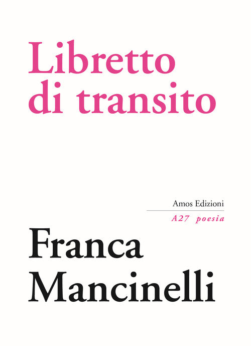 Cover of Libretto di transito