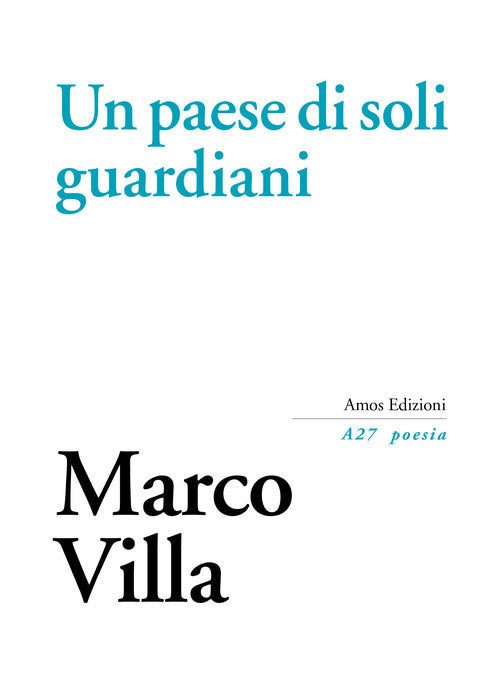 Cover of paese di soli guardiani