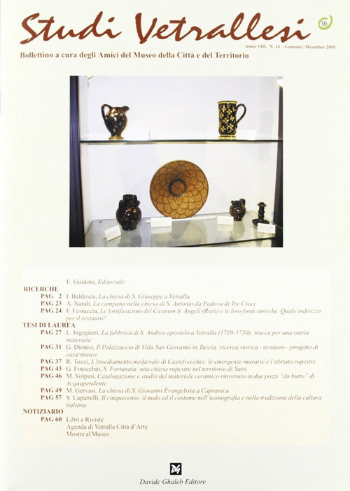 Cover of Studi vetrallesi