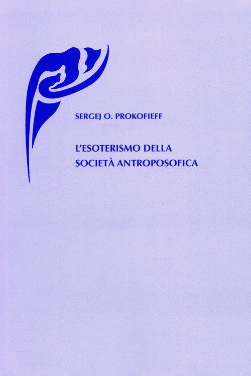 Cover of esoterismo della società antroposofica