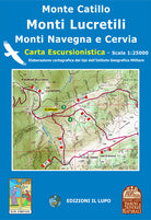 Cover of Monte Catillo, Lucretili, Cervia, Navegna. Carta escursionistica 25:000