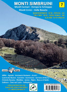 Cover of Carta Monti Simbruini. Monti Cantari - Zompo lo Schioppo - Monti Ernici - Valle Roveto 1:25000