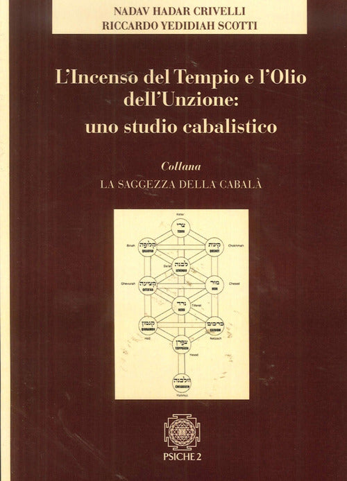 Cover of Incenso nel tempio e l'olio dell'unzione: uno studio cabalistico
