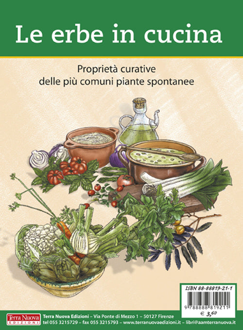 Cover of erbe in cucina. Proprietà curative delle più comuni piante spontanee