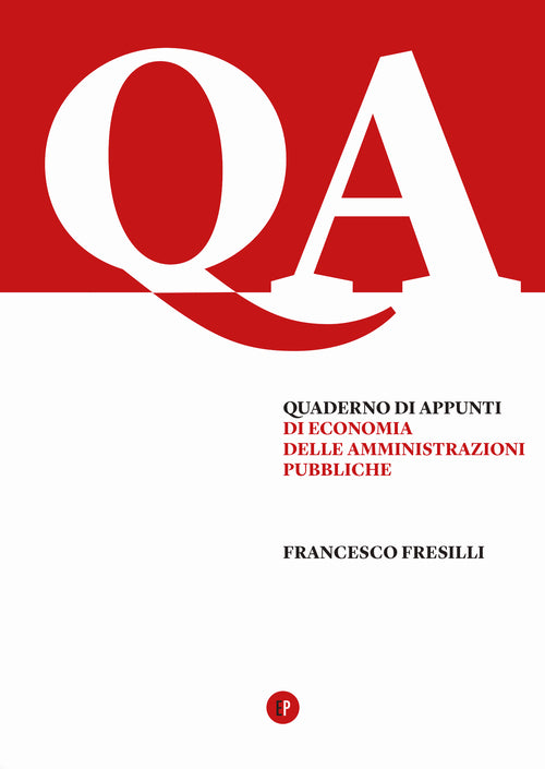 Cover of Quaderno di appunti di economia delle amministrazioni pubbliche