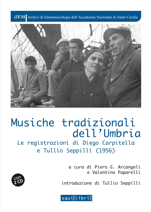 Cover of Musiche tradizionali dell'Umbria. Le registrazioni di Diego Carpitella e Tullio