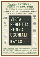 Cover of Vista perfetta senza occhiali. La cura della vista imperfetta mediante trattamento senza occhiali