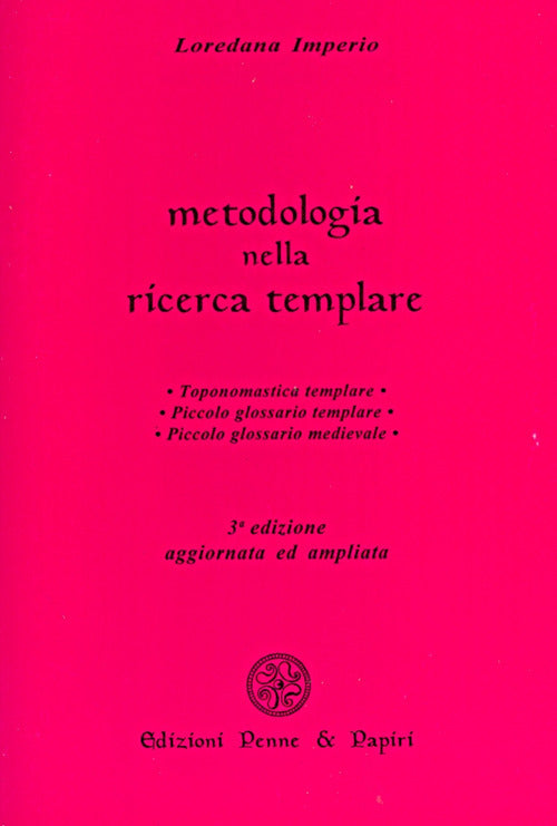 Cover of Metodologia nella ricerca templare