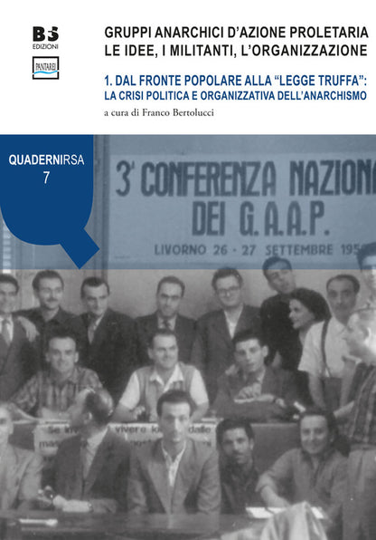 Cover of Gruppi anarchici d'azione proletaria. Le idee, i militanti, l'organizzazione