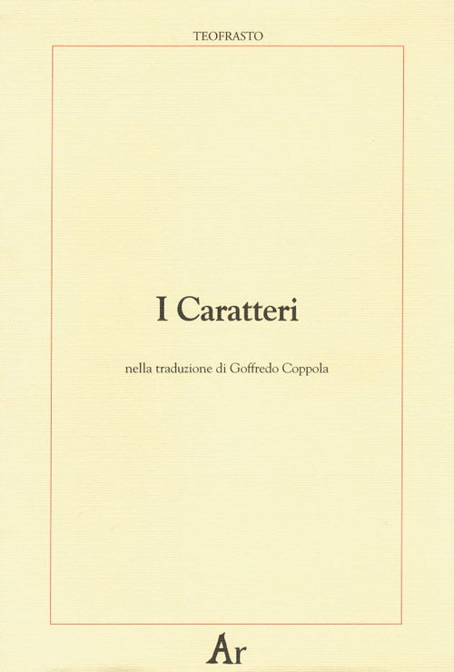 Cover of caratteri