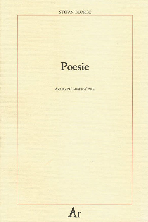 Cover of Poesie. Testo tedesco a fronte