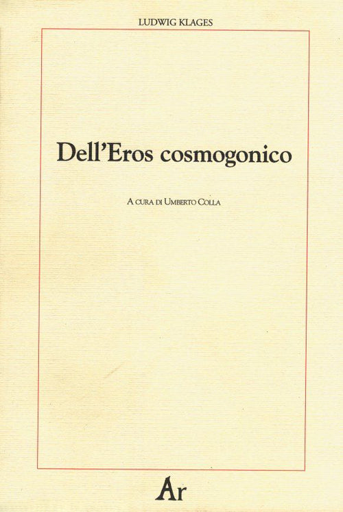 Cover of Dell'eros cosmogonico