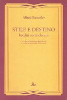 Cover of Stile e destino. Inediti nietzscheani