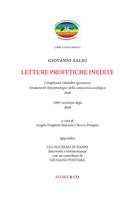 Cover of Lettere profetiche inedite. Complessità globalità ignoranza, fondamenti epistemologici della conoscenza ecologica, 2008. 1989: vent'anni dopo 2009