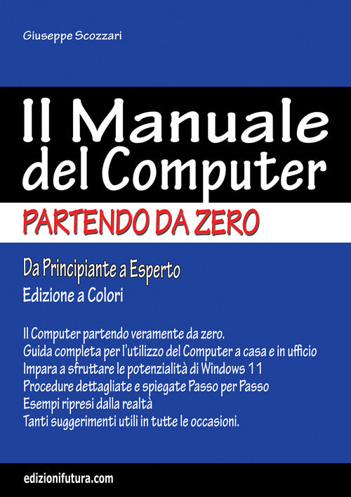 Cover of manuale del computer partendo da zero. Edizione Windows 11