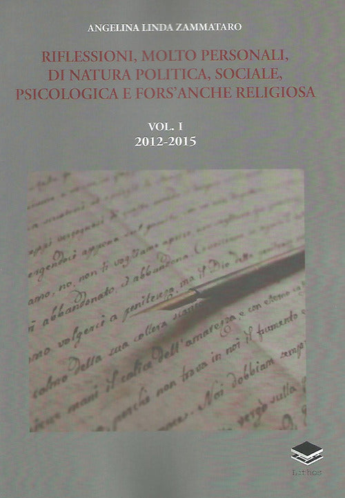 Cover of Riflessioni, molto personali, di natura politica, sociale, psicologica e fors'anche religiosa