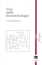 Cover of Voci della fenomenologia