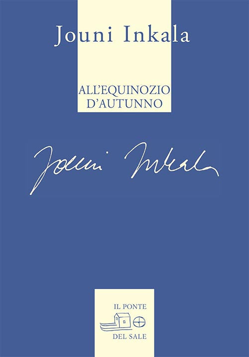 Cover of All'equinozio d'autunno. E altre poesie 1992-2017